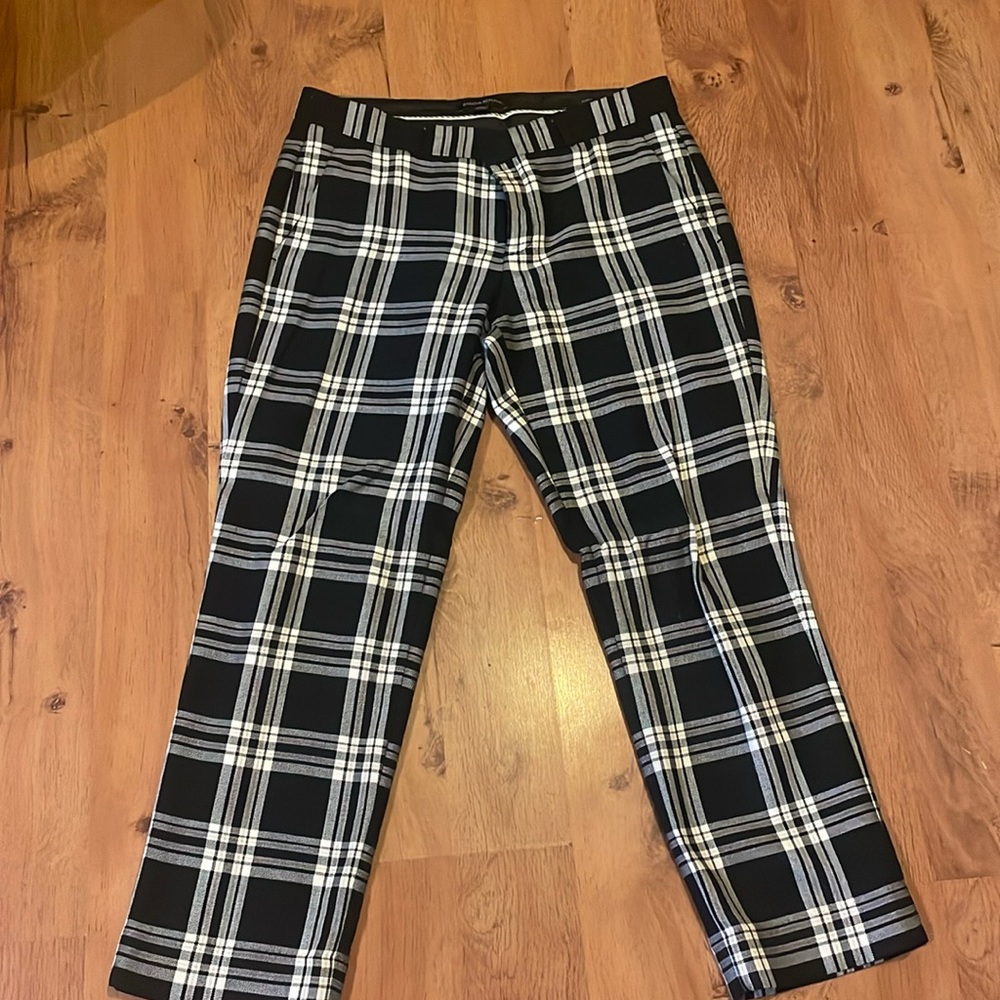 Plaid Avery ankle pants